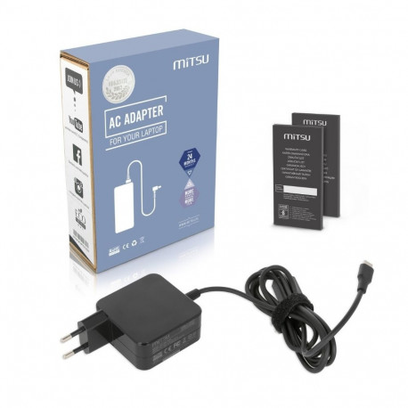 Sülearvuti toiteadapter 45W USB-C 5V-9V-12V-15V/3A, 20V/2.25A PD