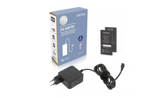 Sülearvuti toiteadapter 45W USB-C 5V-9V-12V-15V/3A, 20V/2.25A PD