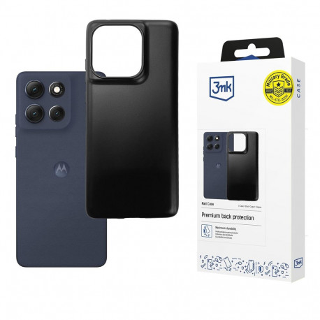 3mk Matt Case for Motorola Moto G86 Power - Black