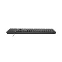 KEYBOARD NATEC NAUTILUS US LAYOUT BLACK SLIM