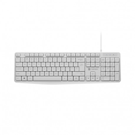 KEYBOARD NATEC NAUTILUS US LAYOUT WHITE