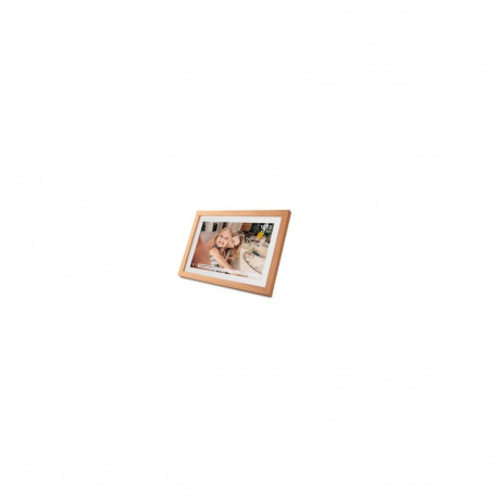 Denver PFF-1040LW digital photo frame Wood 25.6 cm (10.1") Touchscreen Wi-Fi