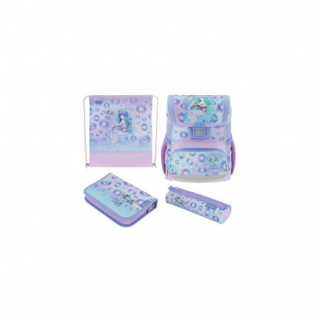 Herlitz Loop Plus Mystic Mermaid school bag set Boy/Girl Polyester Blue, Green, Pink