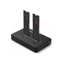 M.2 NVMe SSD docking station PCIe USB C DUAL