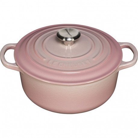 Le Creuset Signature Casserole round 20 cm shell pink
