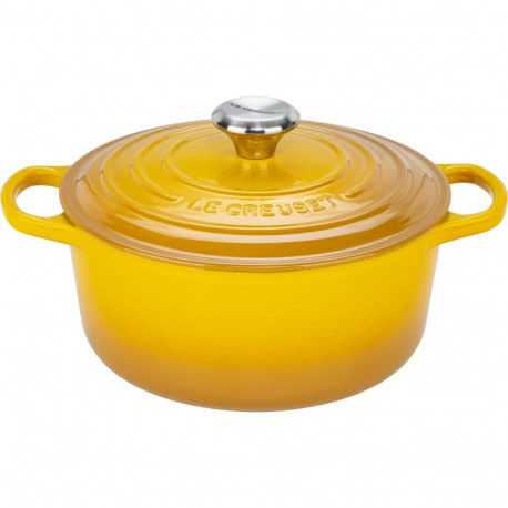 Le Creuset Signature Casserole round 24 cm nectar