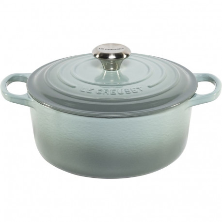 Le Creuset Signature Bräter rund 24 cm sea salt