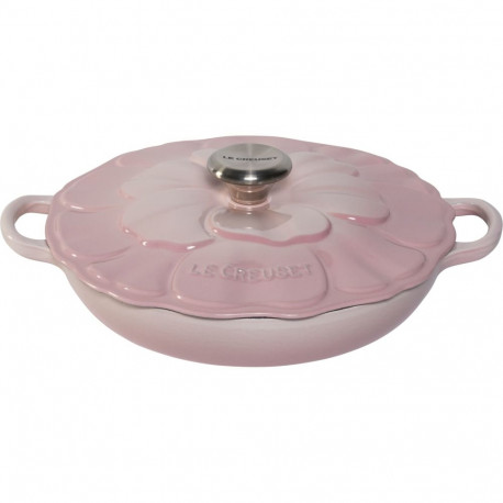 Le Creuset hautamisvorm Gourmet Flower 26cm, heleroosa