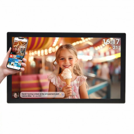 Denver Frameo PFF-3260 32" digitaalinen valokuvakehys, musta