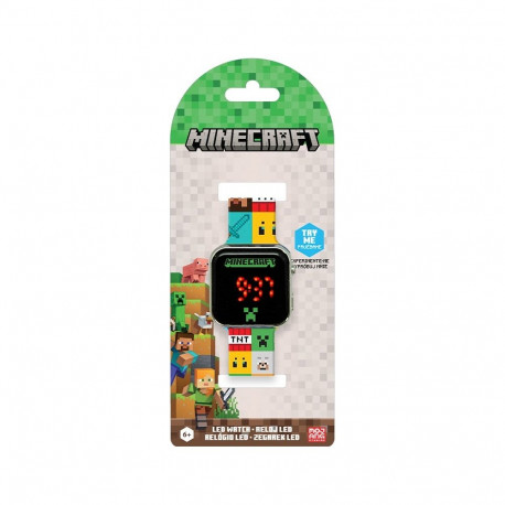 Minecraft LED kalendriga käekell