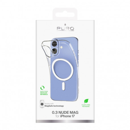 Apple iPhone 17 Cover 0.3 with Magsafe by Puro Transparent