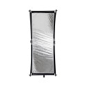 Quadralite curved reflector with frame L size
