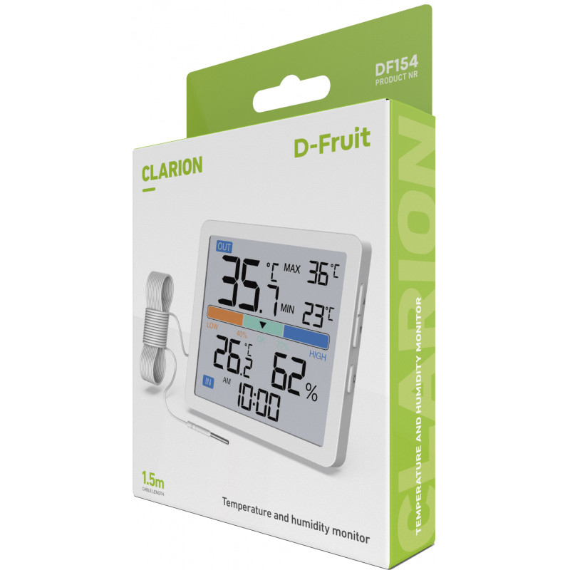 D-Fruit digitaalne ilmajaam juhtmega Clarion DF154
