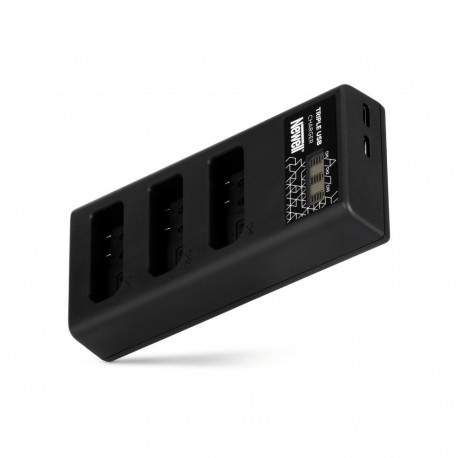Newell CD-USB-C three-channel charger for Nikon EN-EL14 batteries