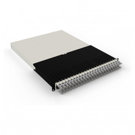 "Patchbox patchbox.one Kabeleinzugssystem 30RU/UTP (1,8 m) mit 24 Kassetten, Patchkabel Cat. 6a, U/U