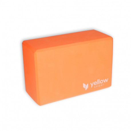 Joogaplokk Yellow Sport oranž 22,8 x 15,2 x 10 cm