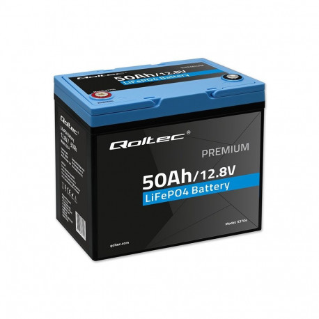 LiFePO4 battery 12.8V, 50Ah, 640Wh, BMS