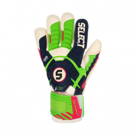 Rękawice bramkarskie Select 88 Pro Grip biało-zielono-granatowe 11988 11