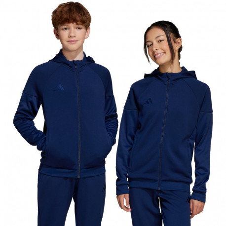 Adidas laste pusa Tiro 25 Full-Zip JC5127 140cm, tumesinine
