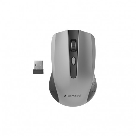 Gembird juhtmevaba hiir MUSW-4B-04-BG, must/hall