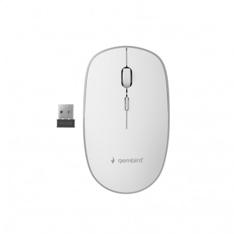 Gembird wireless mouse MUSW-4B-01-W, white