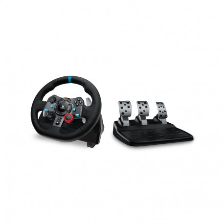 Logitech G29 Driving Force Steering Wheels & Pedals + G435 Headset, for PC, PS3, PS4, PS5, Black