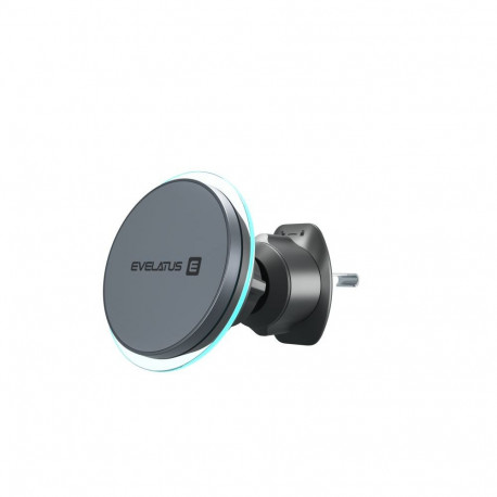 Evelatus MagSafe 15W Qi Wireless Charging Magnetic Air Vent Mount with Cable USB A to USB C (for Car