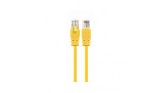 Gembird PATCH CABLE CAT5E UTP 5M/YELLOW PP12-5M/Y
