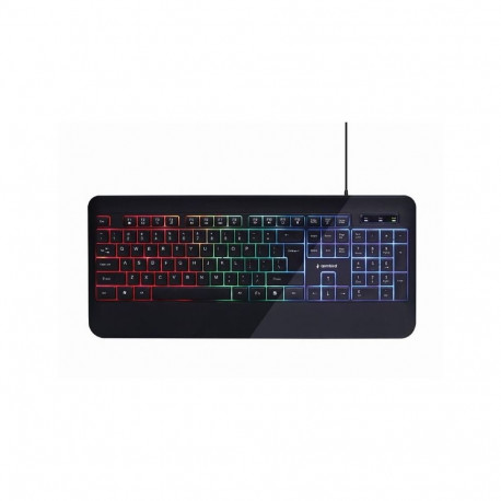 Gembird KEYBOARD MULTIMEDIA USB ENG/BLACK KB-UML-03
