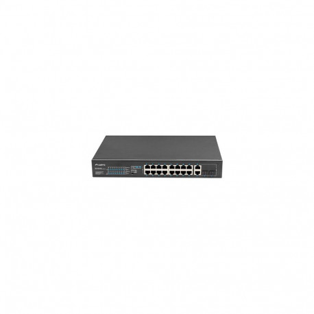 Lanberg kommutaator 16-Port PoE+ 2x1GB 1xSFP 19" mittehallatav 250W
