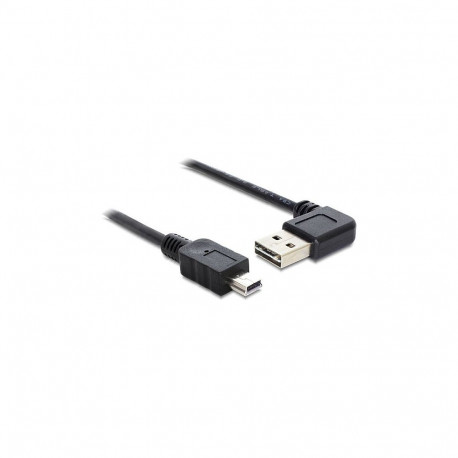 "Kabel EASY-USB 2.0 Typ-A Stecker gewinkelt links / rechts > USB 2.0 Typ Mini-B Stecker 5 m"