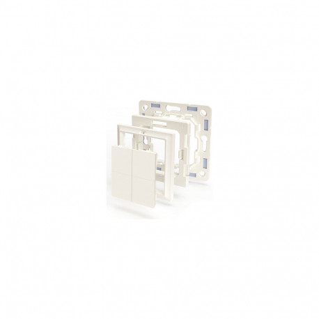 Shelly Plug & Play "BLU Wall" lülitiadapter 4 Gira & Merten, valge