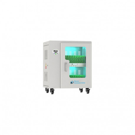"GoodConnections ANTARES PRO T20C Tablet-Ladewagen bis 11"" USB-C 30W Port PD3.0 UVC-Desinfektion Gr