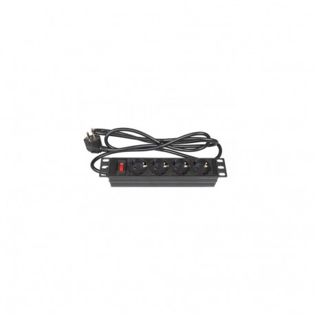 Alcasa GC-N0103 power distribution unit (PDU) 4 AC outlet(s) 1U Black