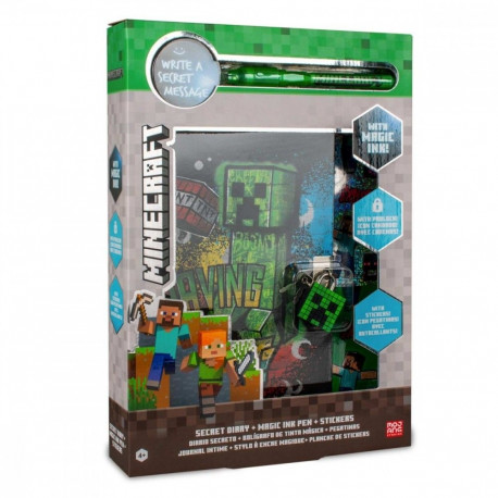 Minecraft päevik võlupliiatsiga