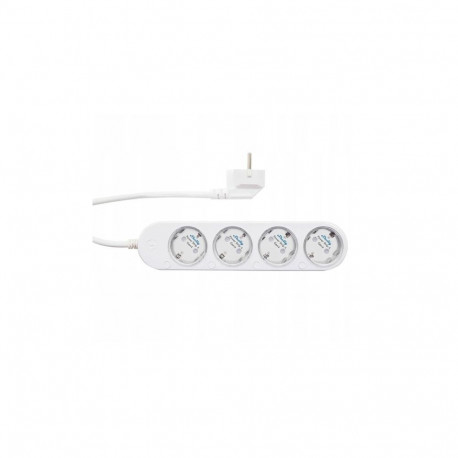 Smart Power Strip - Shelly Power Strip 4 Gen4, 4 AC Outlets, Wi-Fi & ZigBee, White