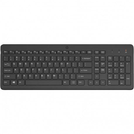 HP 225 Wireless Keyboard, spill resistant - Black - US ENG
