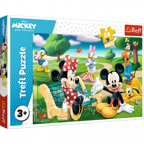 Trefl pusle 14344 Disney 24 Maxi Miki Hiir sõpradega