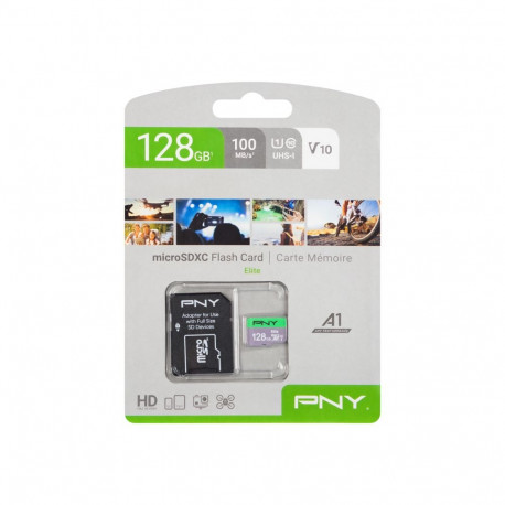 PNY mälukaart microSDXC 66-328# 128GB + SD-adapter