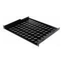 19" serverikapi riiul 1U 60cm fikseeritud, must