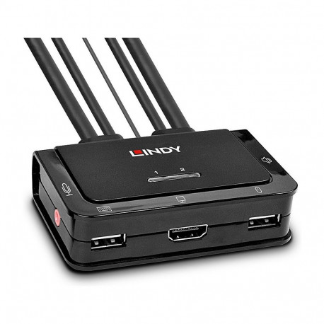 "KVM Switch Compact 2 Port HDMI USB 2.0 & Audio"