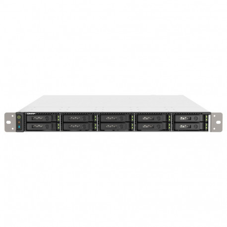 QNAP rack-tüüpi 10-pesaline NAS-seade TS-H1090FU-7232P-64G AMD EPYC 7302P 16-tuumaline 3,3GHz 8x8GB 