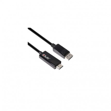 CLUB3D DisplayPort 1.4 to HDMI 2.0b HDR Cable Male/Male 2m/6.56 ft.
