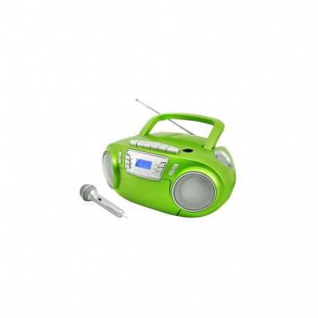 Soundmaster SCD5800GR Analog 3 W FM, PLL Green, Silver MP3 playback