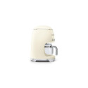 Smeg 50's Style Drip Filter Coffee Machine DCF02CREU Cream
