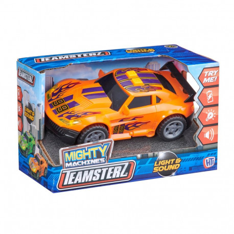 TEAMSTERZ Mighty Machines Street car with light and sound, 12,5 cm
