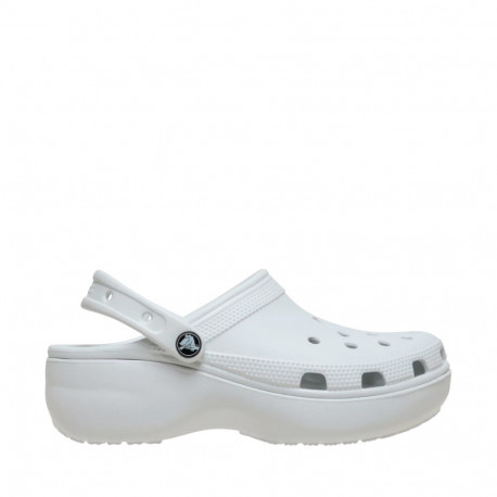 Crocs naiste plätud Classic Platform 206750 1NK 36-37, murtud valge
