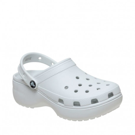 Crocs naiste plätud Classic Platform 206750 1NK 39-40, luuvalge