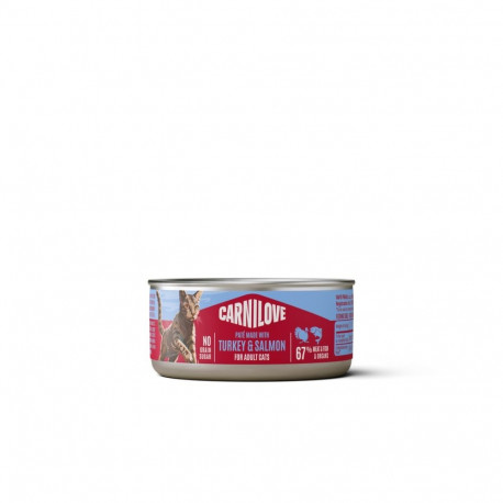 Carnilove Turkey & Salmon canned food for cats 100g