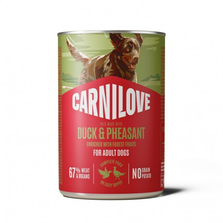 Carnilove Duck & Pheasant canned food for dogs 400g